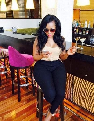 Big B00ty Model Vera Sidika Chilling In A Lagos Hotel Flaunts Her