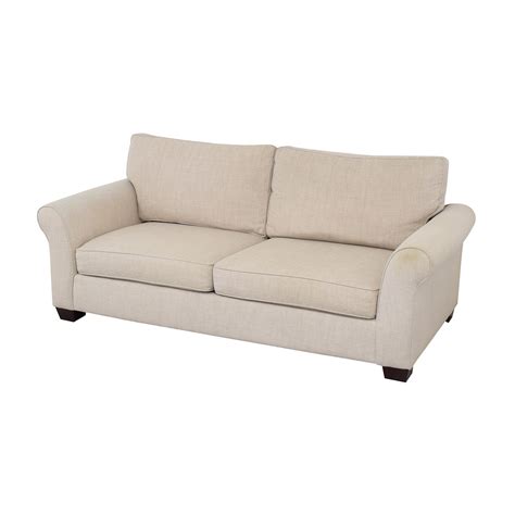 Pb comfort slipcovered sofa review. 83% OFF - Pottery Barn Pottery Barn Comfort Roll Arm ...