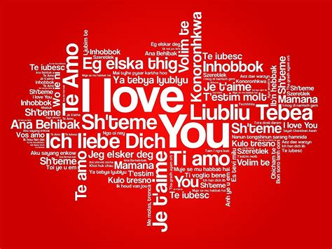 How To Say I Love You In 50 Different Languages Infog