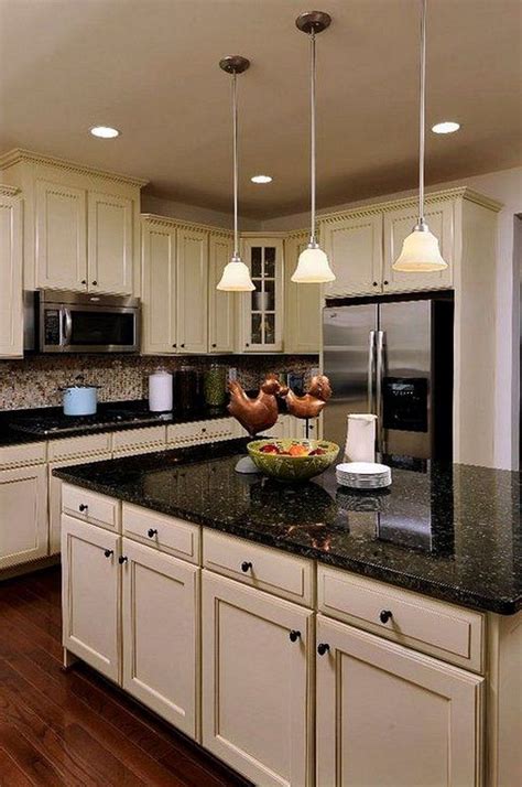 Creating A Contrasting Look Small Kitchen Ideas With Dark Countertops