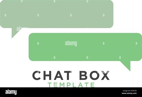 Illustration Of Chat Box Graphic Design Template Stock Vector Image