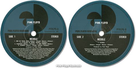 Pink Floyd Ilustrado Meddle Lp Vinyl Eu 2016