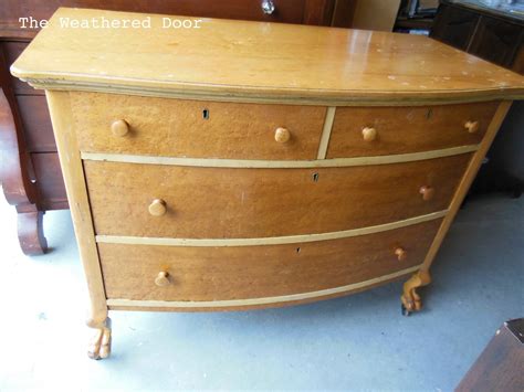 The birdseye maple is stunning, completely refinished. Birds Eye Maple Dresser - The Weathered Door