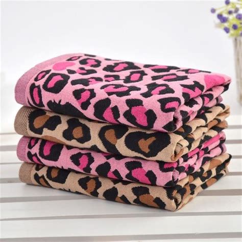 Leopard Print Large 100 Cotton Quality Fashion Beachbath Towel 2