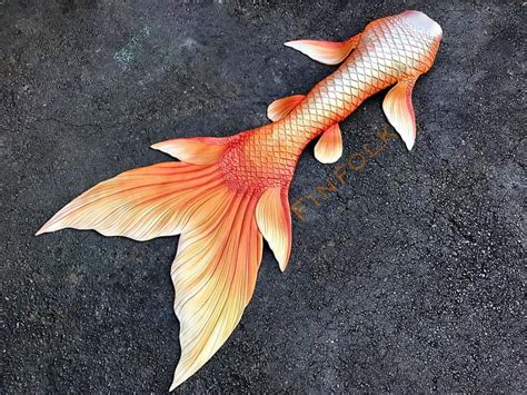 Finfolk Goldfish Tail Fin Fun Mermaid Tails Swimming Mermaid Tails