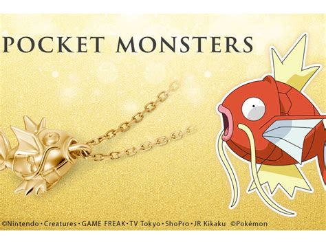 Pokemon Jewelers Releasing 129 Magikarp Real Gold Necklaces For Fans To