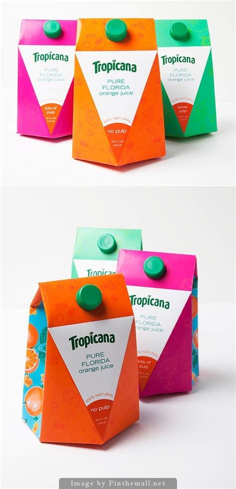 Tropicana Orange Juice Fruit Juice Packaging Beverage Packaging