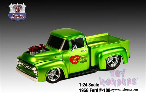 1956 Ford F 100 Truck By Castline M2 Machines Ground Pounders 124 Scale Diecast Model Wholesale Car