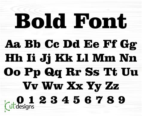 Bold Font Bold Letters Font Bold Monogram Font Block Font Bold Etsy