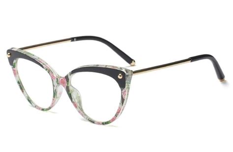 45651 cat eye glasses frames plastic titanium women trending rivet sty hesheonline square