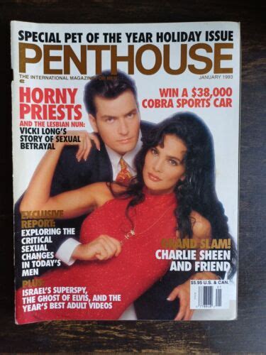 Penthouse Magazine January 1993 Pet Of The Month Natalie Lennox 623
