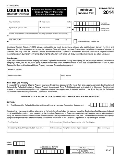 R 540ins Louisiana Form Fill Out And Sign Printable Pdf Template