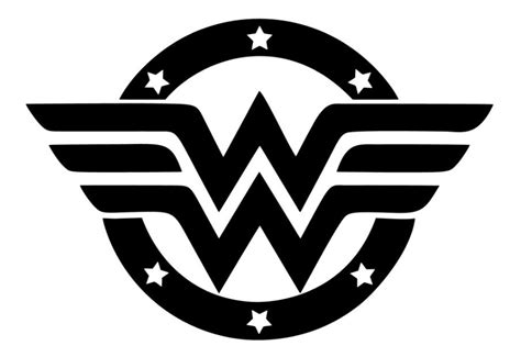 Sticker De Vinilo Logo De La Mujer Maravilla Wonder Woman Mercado Libre