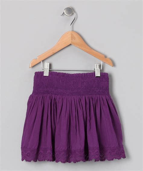 Apollo Purple Eyelet Skirt Girls Eyelet Skirt Girl Skirt Skirts