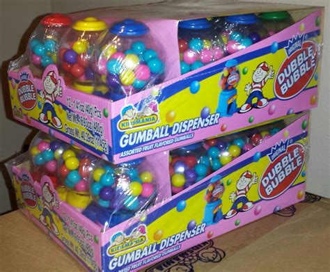 Buy Dubble Bubble Gumball Dispenser Assorted Fruit Flavoured Gumballs