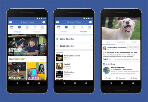 Facebook Introduces New ‘watch Tab For Original Video Content