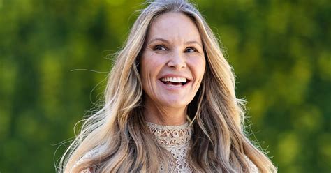 Elle Macpherson 58 Sizzles In Plunging Swimsuit Ageing Backwards