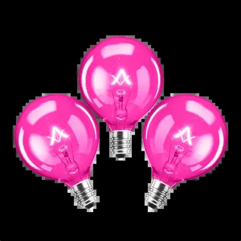 25 Watt Scentsy Pink Light Bulb 3 Pack