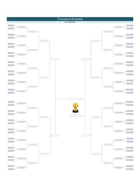 34 Blank Tournament Bracket Templates And100 Free