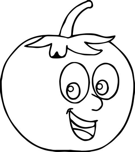 Book Pictures Of Tomato Coloring Pages