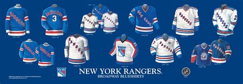 New York Rangers Franchise Team Arena And Uniform