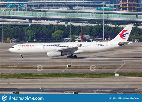 China Eastern Airlines Airbus A330 300 Airplane Shanghai Hongqiao
