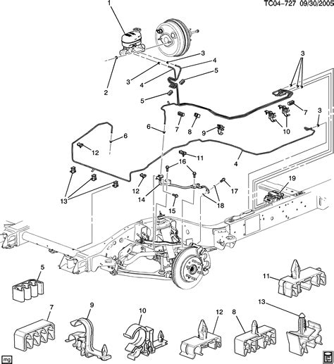 2002 chevy silverado brake line diagram