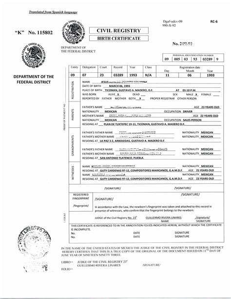 How To Translate Birth Certificate For Uscis