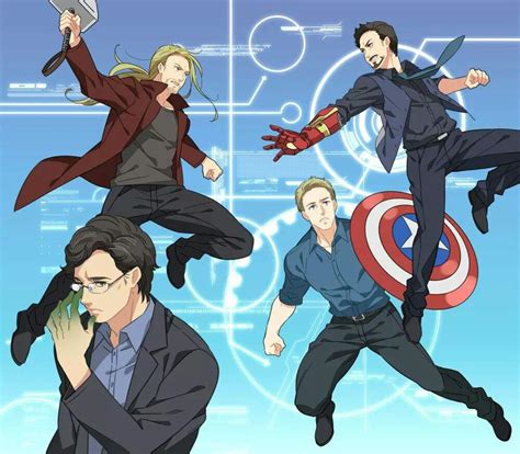 Avengers In Anime Style Comics Amino
