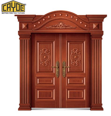 The temple consists of 3 main portions. China Main Entrance Doors Design Teak Wood Tempered Front ...