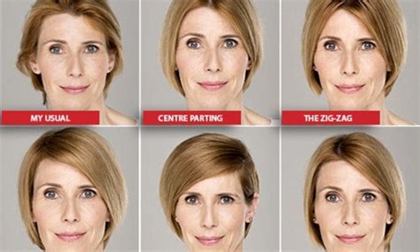 How To Take Five Years Off Your Face Just By Changing Your Parting