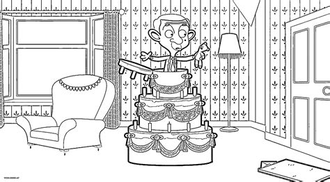 Print for free 50 pieces mr. Mr Bean Coloring Pages. Print For Free (50 pieces)