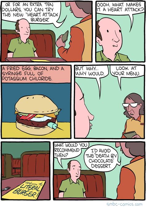 Saturday Morning Breakfast Cereal Heart Attack Funny Pictures Smbc