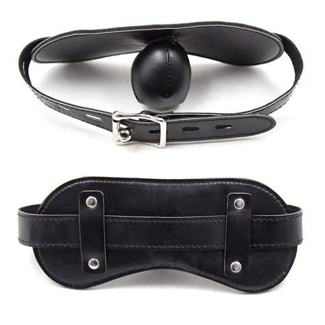 Pu Leather Band Inner Ball Bondage Mouth Gag Oral Fixation Mouth