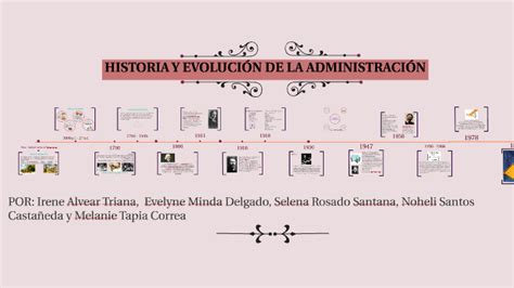 Historia Y EvoluciÓn De La AdministraciÓn By Melanie Tapia On Prezi