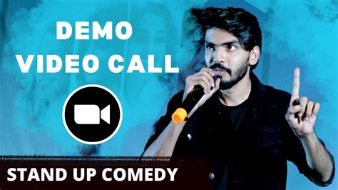 demo video call standup comedy 2022 nikhil patil youtube