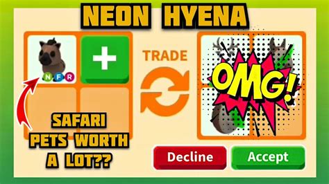 34 Offers Neon Hyena Adopt Me Rich Servers Youtube