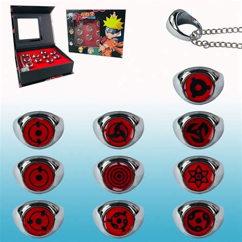 Wholesale Naruto Cosplay Akatsuki Collector S Edition Ring Pcs Set