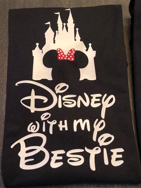 Disney With My Bestie Bestie Shirts Matching Shirts Disney Etsy