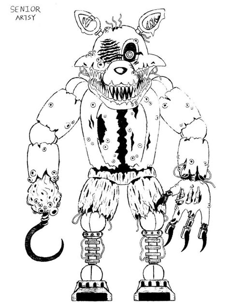 Five Nights At Freddys Coloring Pages Freddy
