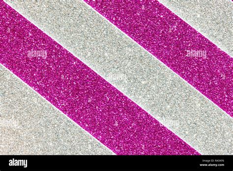 Abstract Shiny Background Of Silver Pink And Blue Glitter Stock Photo