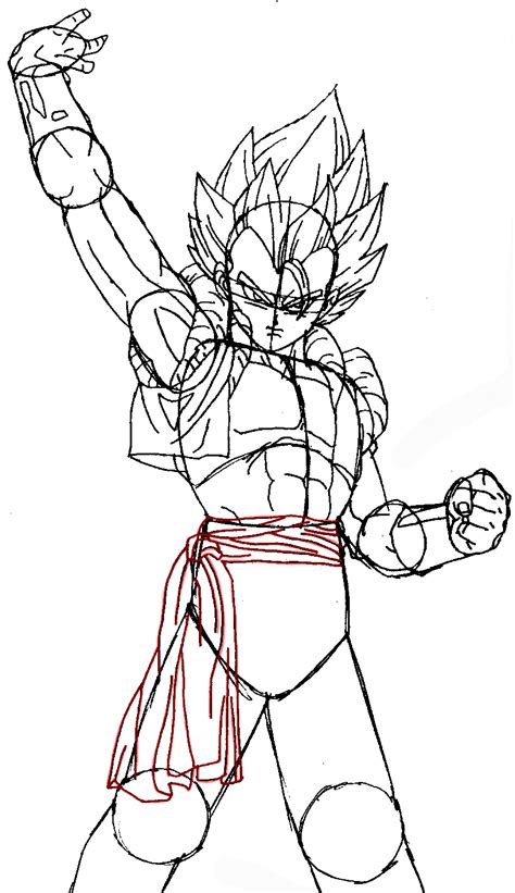 Learn how to draw dragon ball z easy pictures using these outlines or 759x1024 drawing goku super saiyan from dragonball z tutorial step 09 how. How to Draw Gogeta from Dragon Ball Z in Easy Steps ...