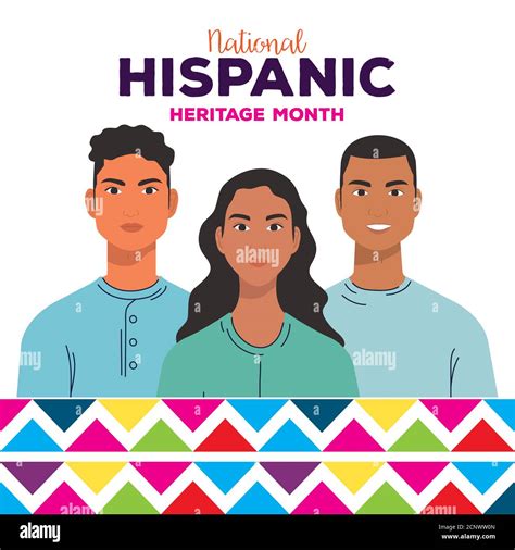National Hispanic Heritage Month Group Of People Together Diversity