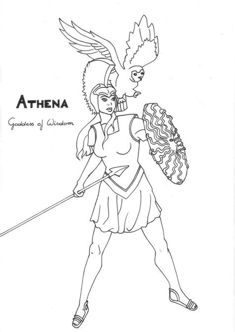Free printable greek goddess coloring pages coloring home. athena | Athena goddess, Greek mythology art