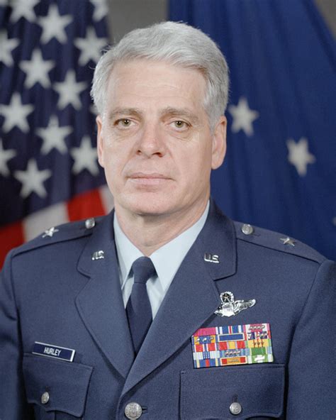 Portrait Us Air Force Usaf Brigadier General Bgen James M Hurley