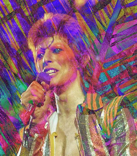 Ziggy Stardust Digital Art By Rob Hemphill Pixels