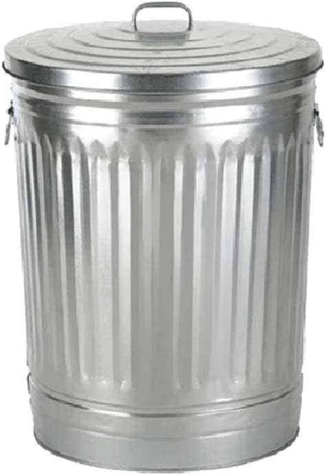 31 Gallon Galvanized Steel Trash Can Trash Can With Lid
