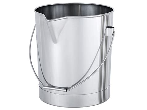 Ba Stainless Steel Bucket With Spout Nitto