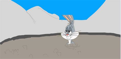 Bugs Bunny Relaxing In The Mud Volcanoes By Willhiggins1988 On Deviantart