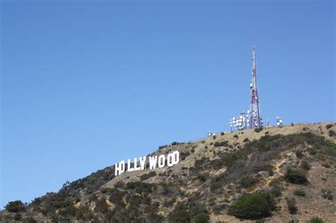 The Hollywood Sign Hike To It And View La From The Vantage Point Of